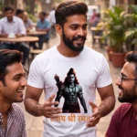Lord Ram Graphic  Regular T-Shirt | Round neck