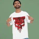 Built From Pain – Oversized Graphic Printed T-Shirt
