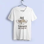 Bas 5 Minute Aur Sone Do – Funny Regular T-Shirt | Round Neck