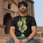 Funny Mango Graphic  Regular T-Shirt| Round neck