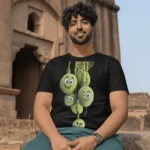 Funny Mango Graphic Regular T-Shirt| Round neck